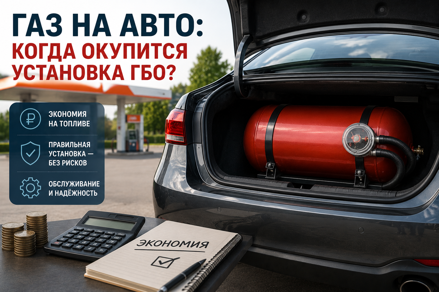 Посчитали на реальных ценах бензина и газа Интерес российских автомобилистов к газобаллонному оборудованию вновь растёт. Причина вполне понятна: бензин продолжает дорожать, а владельцы автомобилей с высоким расходом топлива всё чаще задумываются о способах сократить эксплуатационные расходы.