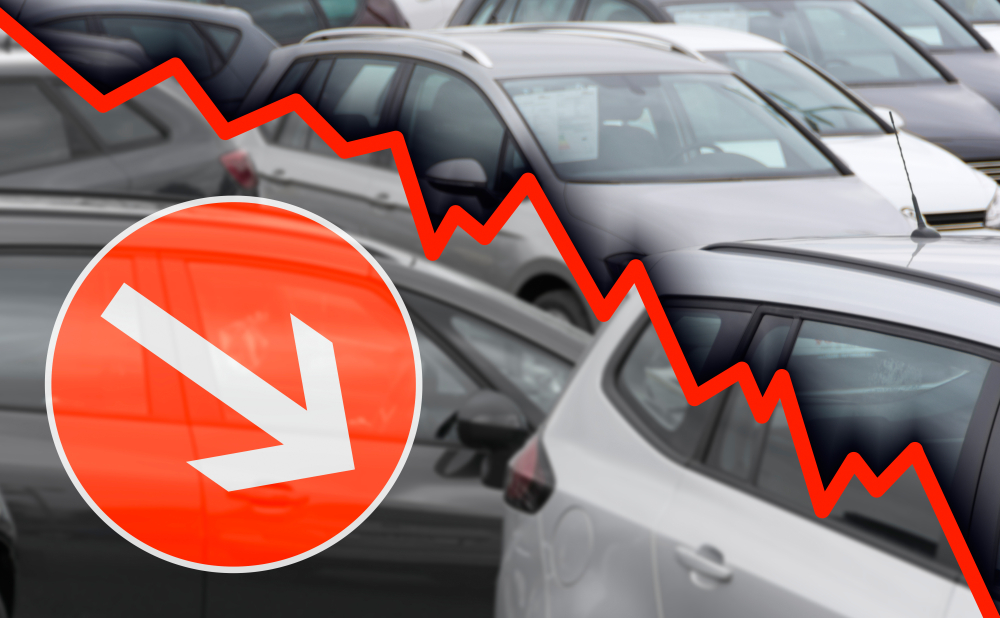 Резкий спад продаж новых легковых авто в мае в России составил 84%